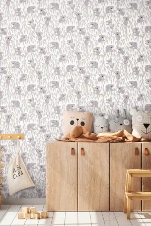 Vente Flash Papier peint intissé koala gris AS CREATION