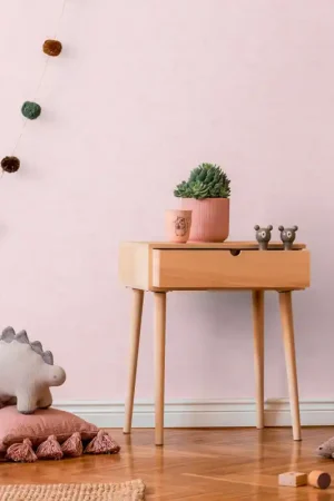 Pas Cher Papier peint intissé uni rose bonbon AS CREATION