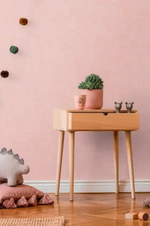 Papier peint intissé uni rose AS CREATION Acheter En Ligne