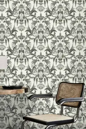 Acheter En Ligne Papier peint intissé monkey damask 53 x 1005 cm