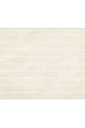 Prix Cassé Faïence murale SASSO RIGATO BIANCO 25X40 cm - H - Beige Satiné