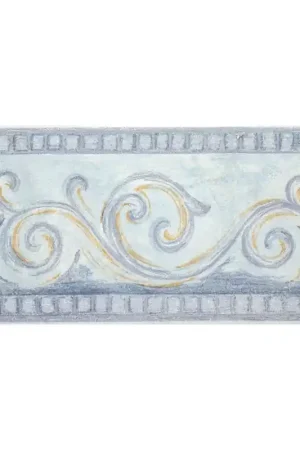 Affaire À Saisir Listel Listello Marmor Bianco 16,5X33,3 cm - Bleu Brillant