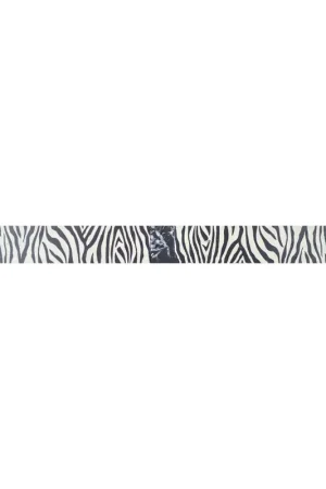 Listel Fascia Zebra L 4X46 cm - Noir Mat Populaire
