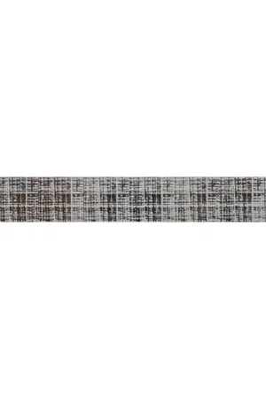 Jusqu'à Épuisement Des Stocks Listel Listello Textile 2,5X20 cm - Gris Satiné